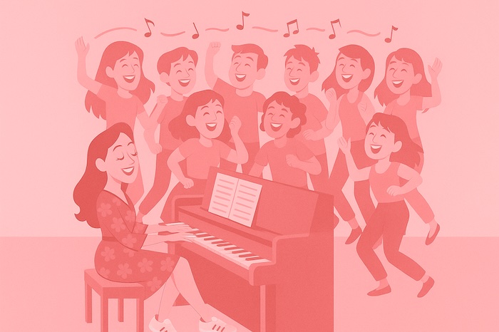Grupowe lekcje śpiewu